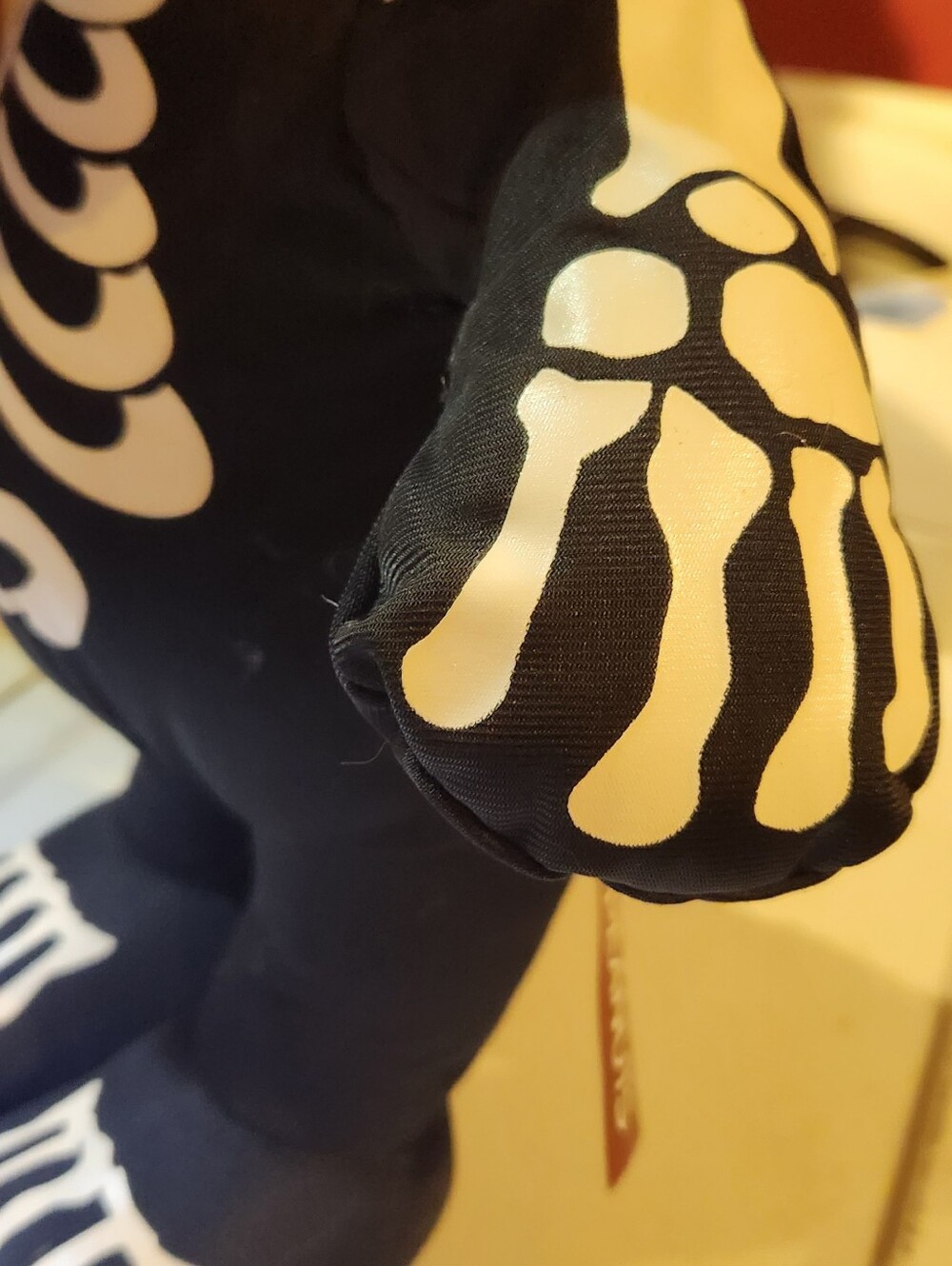 Snoopy Skeleton Stand Up Plush  - Black & White - Picture 5 of 10